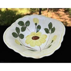 Blue Ridge pottery Sunny pattern tab handled cereal bowl -A87